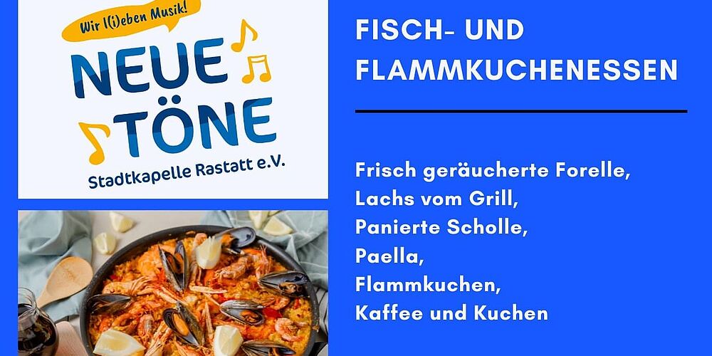 Fisch- und Flammkuchenessen der „Neuen Töne“ – Stadtkapelle Rastatt