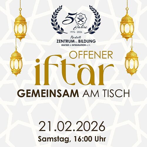 50 Jahre ZBKI Rastatt e. V.: Jubiläum und gemeinsames Fastenbrechen in der BadnerHalle