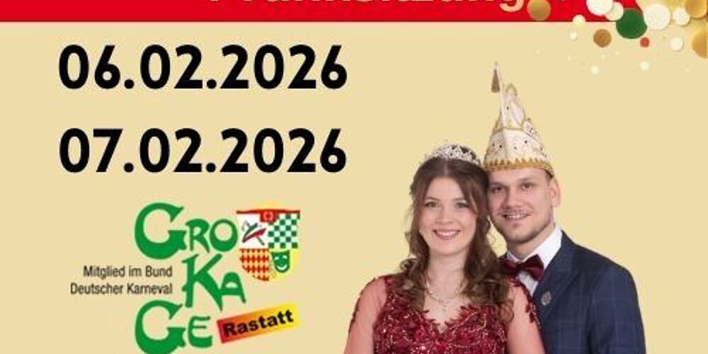 Prunksitzung der GroKaGe Rastatt