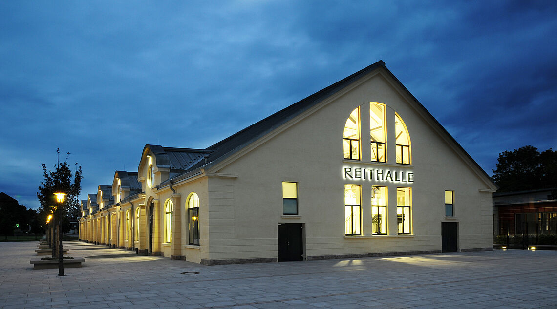 Reithalle Rastatt Außenansicht