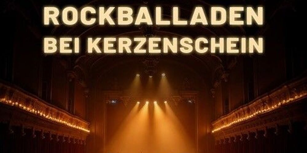 Rockballaden bei Kerzenschein