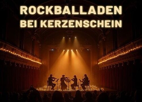Rockballaden bei Kerzenschein